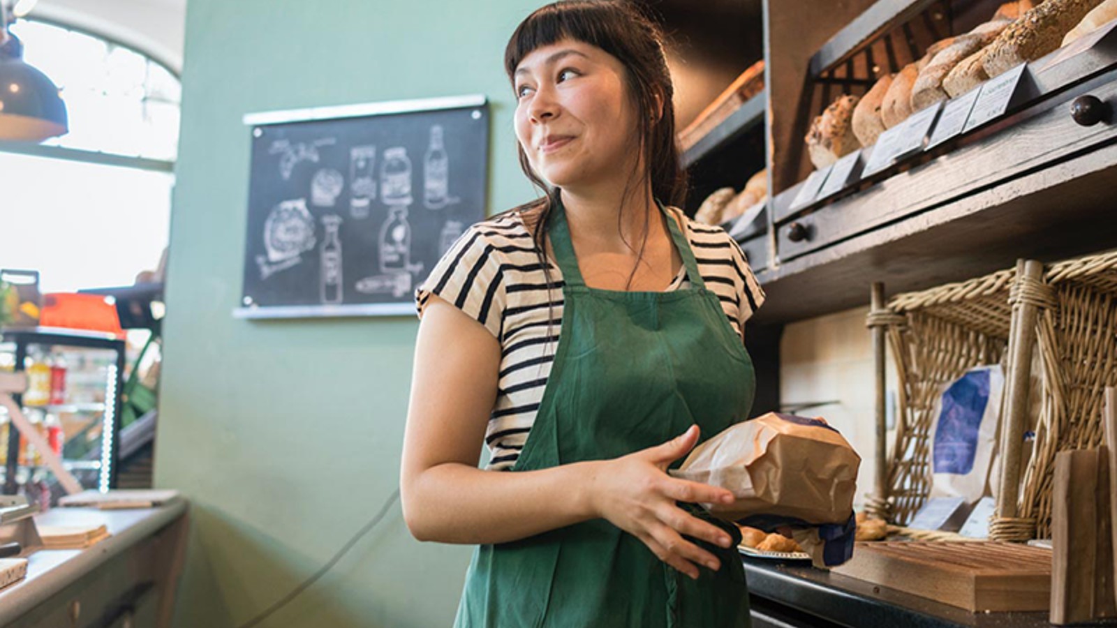 woman in shop